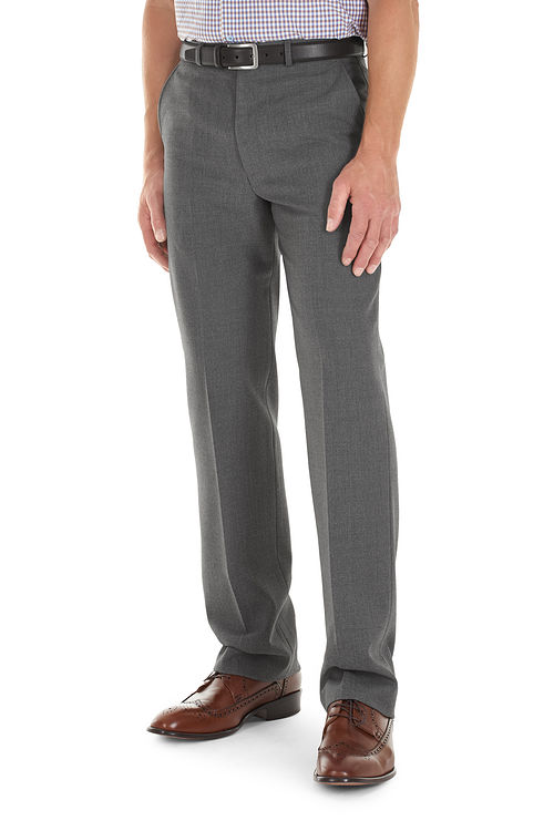 Cologne Stretch Flannel Granite Trousers