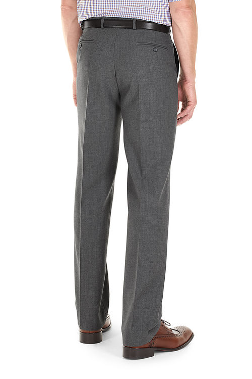 Cologne Stretch Flannel Granite Trousers