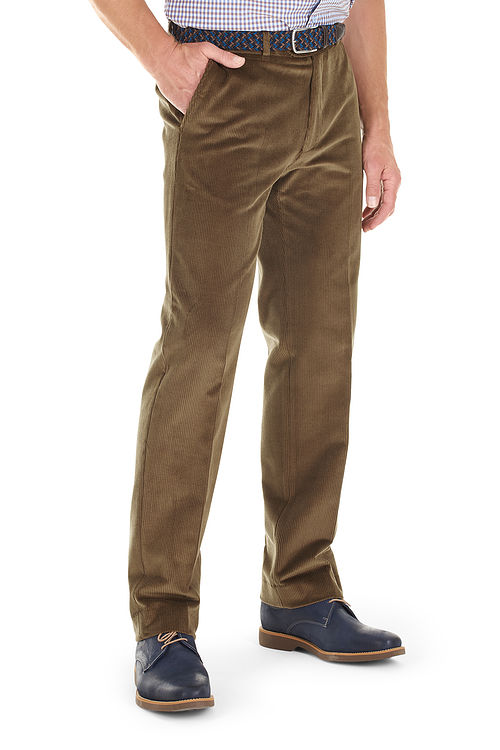 Verona Suede Stretch Cord Trousers