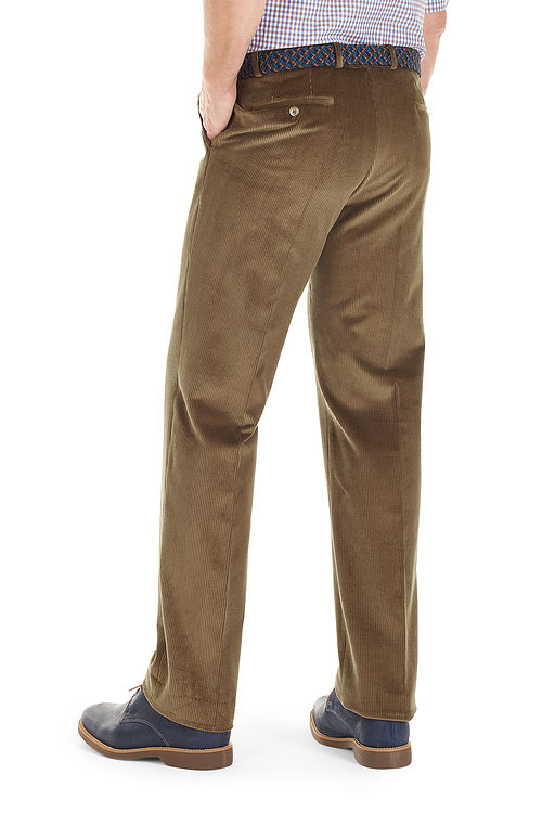 Verona Suede Stretch Cord Trousers