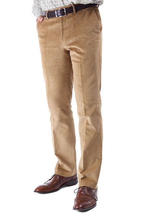 Hampton Light Stone Cord Trouser