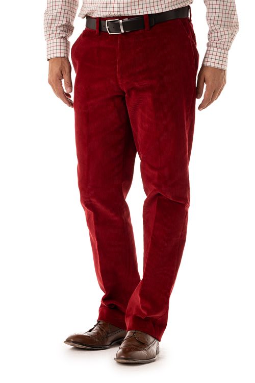 Hampton Poppy Red Cord Trouser