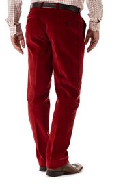 Hampton Poppy Red Cord Trouser