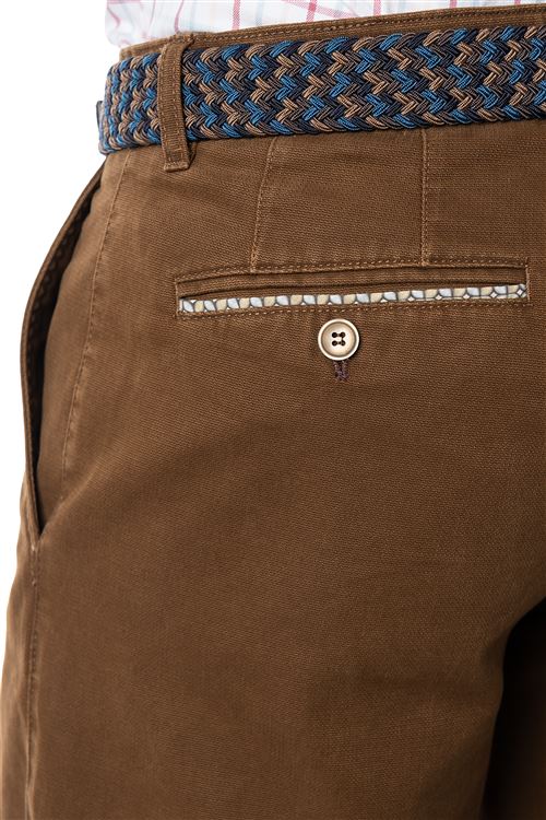 Baldock Spice Pick And Pick Stretch Cotton Chino Trouser