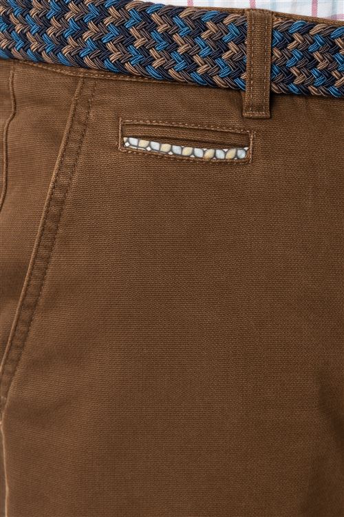 Baldock Spice Pick And Pick Stretch Cotton Chino Trouser