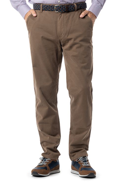 Romford Suede Stretch Cotton Chino Trouser