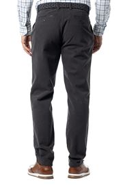 Romford Charcoal Stretch Cotton Chino Trouser