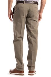 Elmstead Spring Stretch Cotton Taupe Chino Trouser