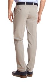 Elmstead Spring Stretch Cotton Light Grey Chino Trouser