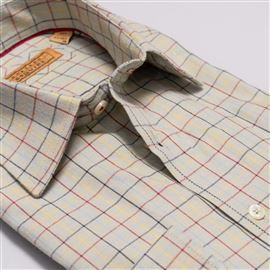 Cumbria Green Brushed Cotton Check Shirt