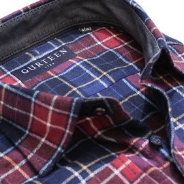 Barnaby Salmon  Brushed Cotton Check Shirt