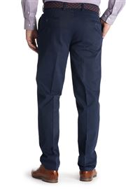 Ladbrook Autumn Stretch Cotton Navy Chino Trouser