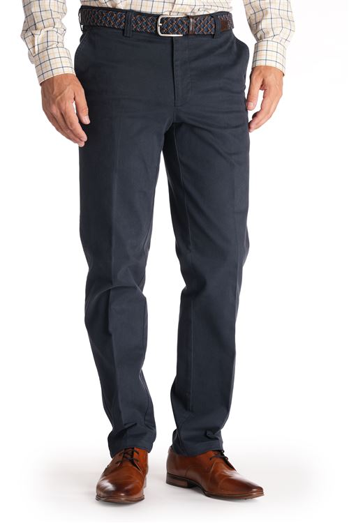 Ladbrook Autumn Stretch Cotton Cobalt Chino Trouser