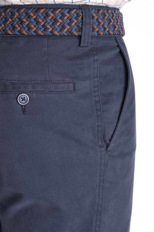 Ladbrook Autumn Stretch Cotton Cobalt Chino Trouser