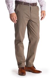 Fairfield Stretch Cotton Taupe Chino Trouser