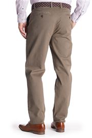 Fairfield Stretch Cotton Taupe Chino Trouser