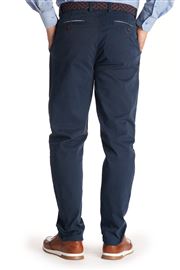 Fairfield Stretch Cotton Cobalt Chino Trouser