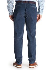 Radford Dark Blue Stretch Needle Cord Trouser