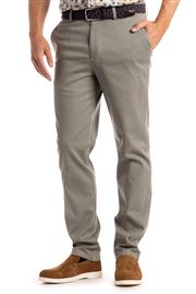 Hatfield Spring Stretch Cotton Dark Mint Pick and Pick Chino Trouser