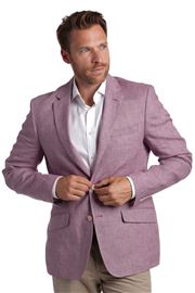 Como Lilac Melange Linen Jacket