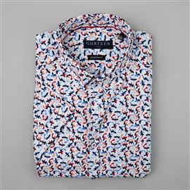 Newport Pink Mix Cotton Shirt