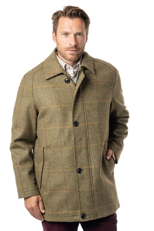 Tweedale Corn Overcheck Tweed Coat