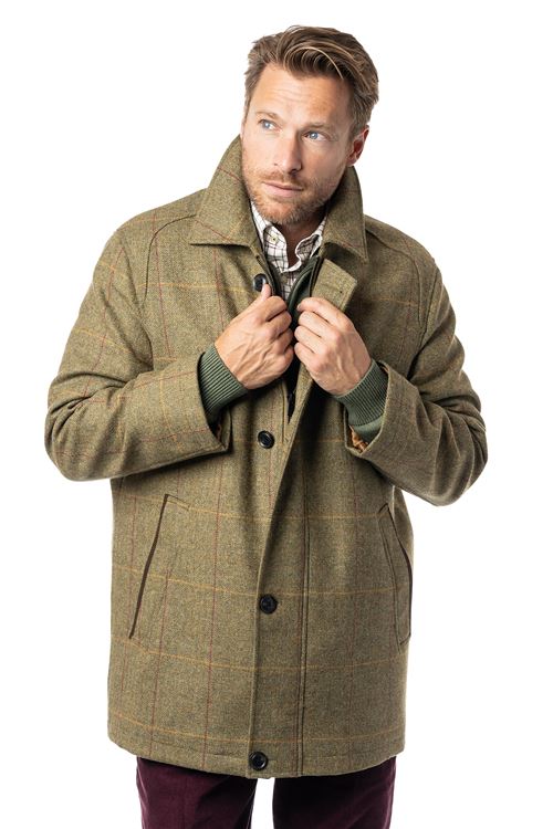 Tweedale Corn Overcheck Tweed Coat